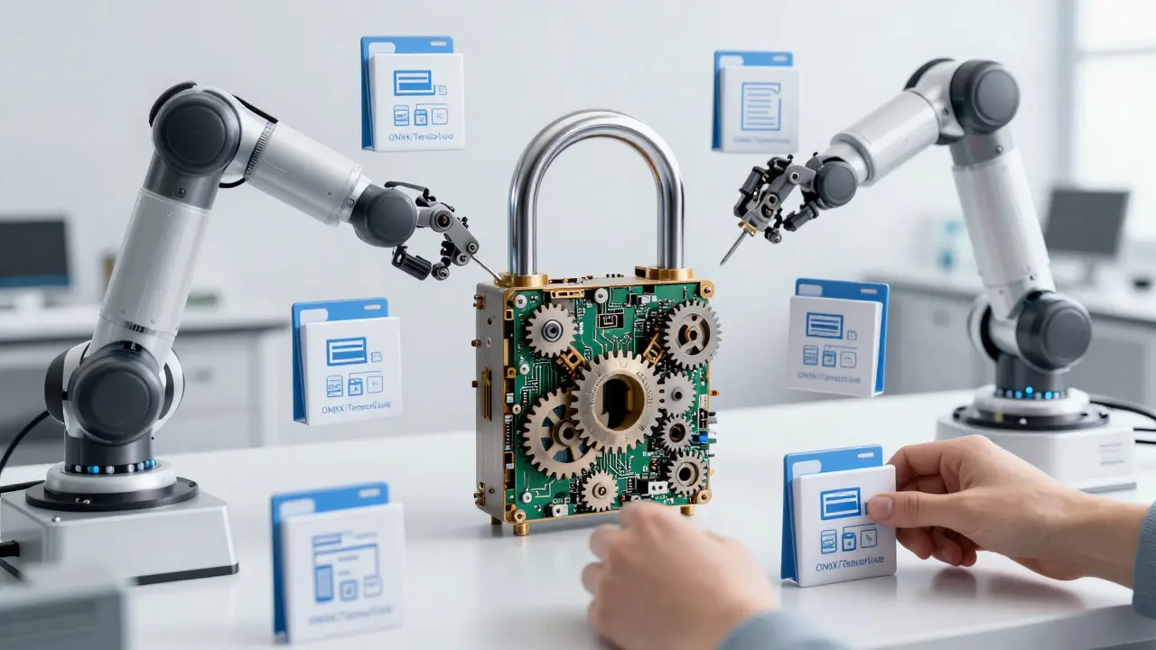 Conceptual art of unlocking vendor lock-in with data portability