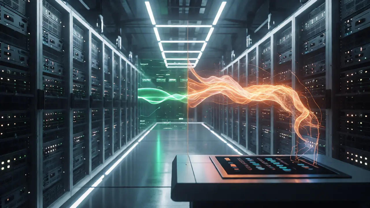 Data center with holographic AI code vulnerability analysis
