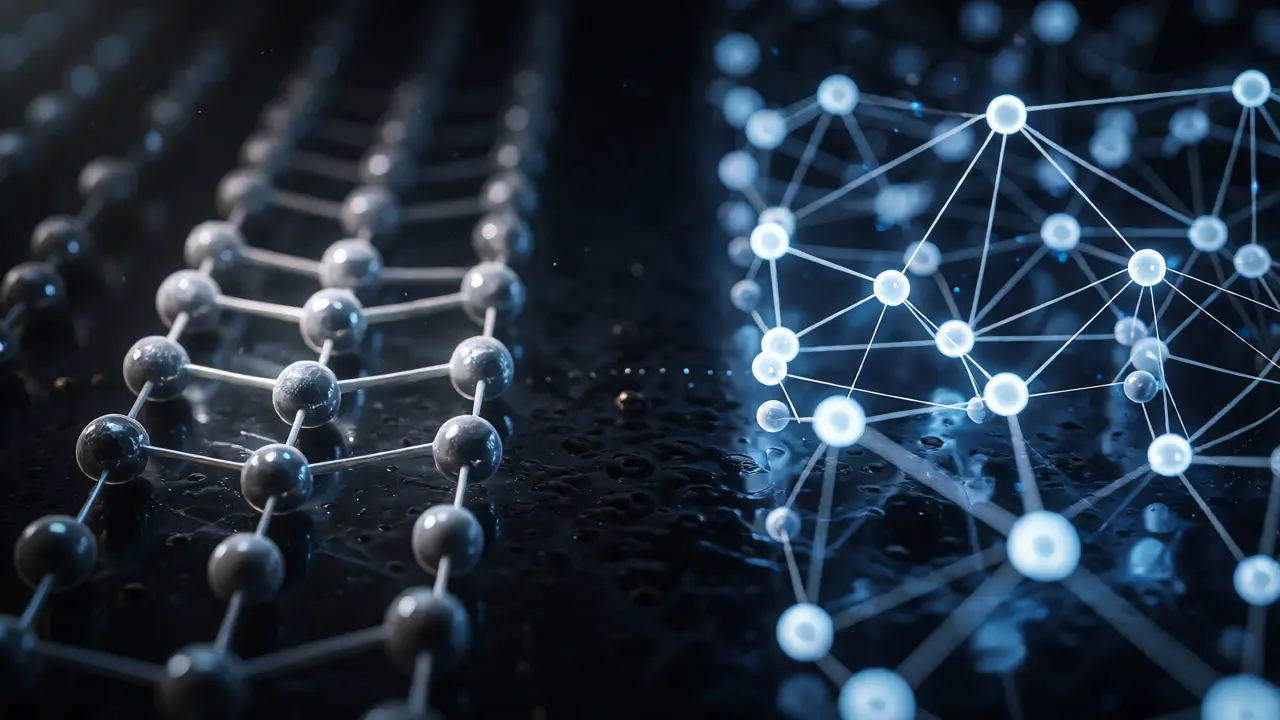 Macro view contrasting causal masking chains with bidirectional attention networks