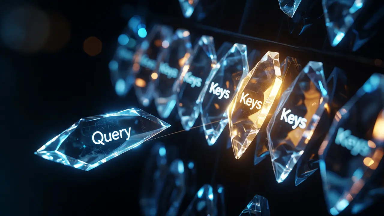 Key, Query, and Value Projections in LLM Attention: What the Matrices Learn